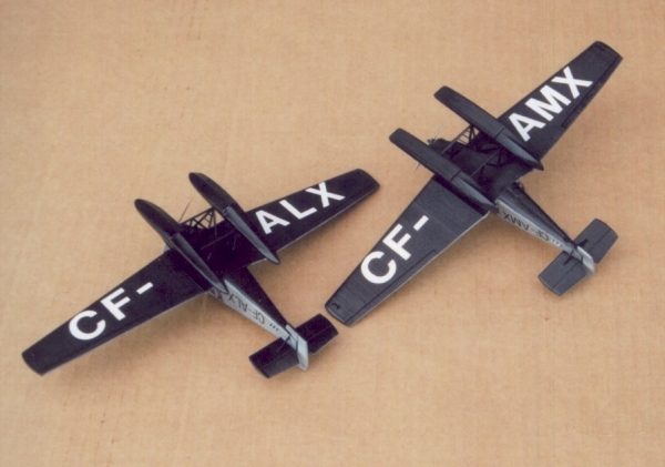 Junkers F.13 g1e (CF-ALX)<BR>and<BR>Junkers F.13 1ov (CF-AMX)