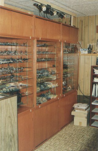 Model cabinets (left side)